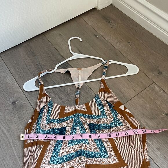 FREE PEOPLE Serves You Right Printed Maxi Dress in Mint Size 2 - Picture 4 of 8